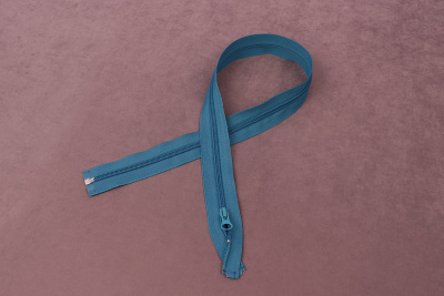 Молния разъемная 70см Т5 спираль Морская волна 210 - изображение