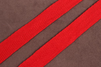 Киперная лента 15мм Красный - изображение