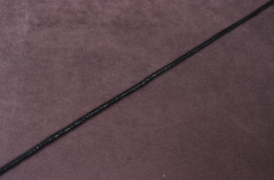 Шнур вощённый 2мм Чёрный - изображение