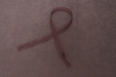 Молния потайная 60см на сетке Коричневый 292 - изображение