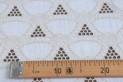 Хлопок вышивка 11598 120гр/м.кв.Белый - изображение