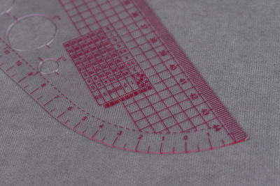 Набор лекал 6шт с копировальным роликом - изображение