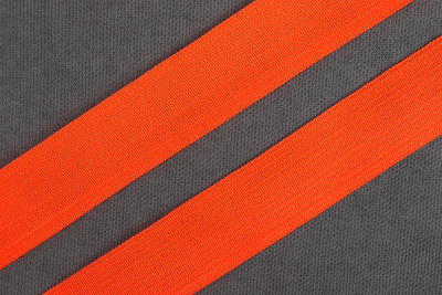 Лента окантовочная 22мм Оранжевый неон 258 - изображение