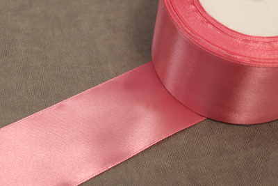 Лента атласная 50мм Розовый Н37 - изображение