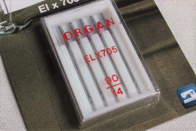 Иглы для плоскошовных машин №90 5шт Organ Blister - изображение