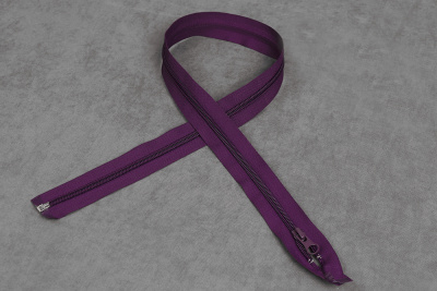 Молния разъемная 75см Т5 спираль Фиолетовый 193 - изображение