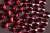 Стразы пришивные 10 мм Круглые Красный