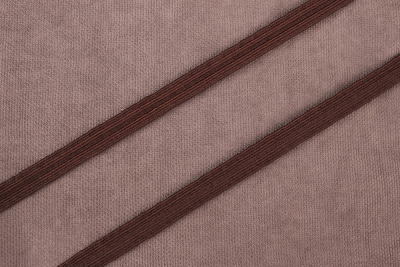 Тесьма эластичная 6мм Шоколад - изображение