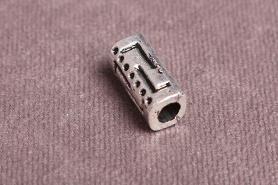 Декоративное этническое украшение 10мм Серебро - изображение