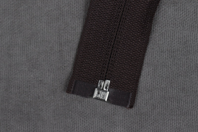 Молния разъёмная 55см Т5 спираль Т.Коричневый 304 - изображение