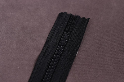 Молния потайная 50см нейлон Черный - изображение