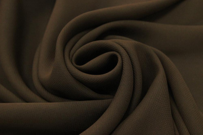 Шифон однотонный Шоколад - изображение