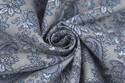 Бязь-универсал П13-150 ИВ Огурцы на сером - изображение