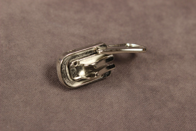 Бегунок для тракторной молнии Т5 Поворотный Никель - изображение