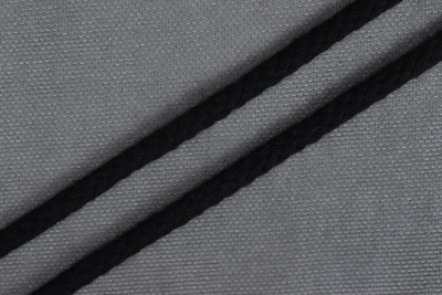 Шнур круглый х/б 5мм с х/б наполнителем Черный - изображение