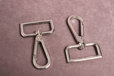 Карабин 38*55мм для сумок Никель - изображение