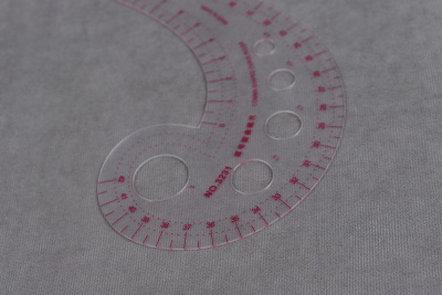 Набор лекал 6шт с копировальным роликом - изображение