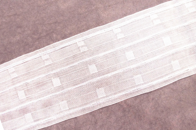 Лента шторная Карандаш капроновая 10см, фиксированная 1:2,0 - изображение