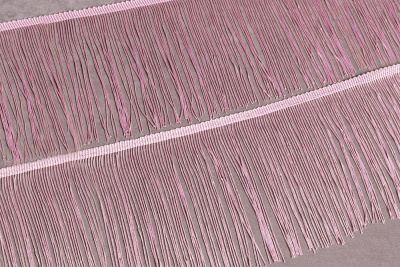 Бахрома 15см Пыльный розовый - изображение