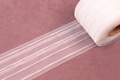 Лента шторная Равномерная 6см капроновая Прозрачный OZ - изображение