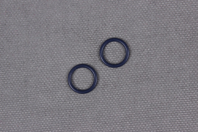 Кольцо 10мм металл Arta-F Т.Синий - изображение