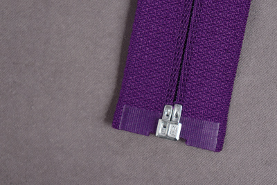 Молния разъемная 65см Т5 спираль Фиолетовый 193 - изображение
