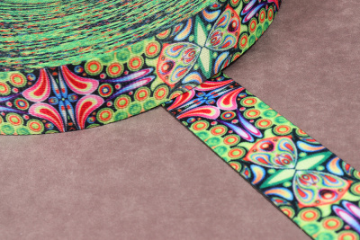 Лента ременная 38мм стропа с рисунком Ассорти - изображение