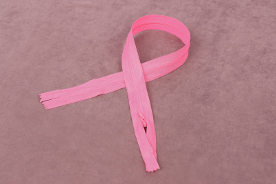 Молния потайная 50см нейлон KBB Розовый 138 - изображение