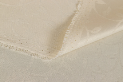 Столовая ткань Журавинка ветка Слоновая кость 1760/110701 - изображение