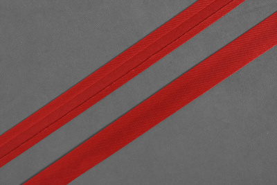 Атласная косая бейка 15мм Красный 162 - изображение