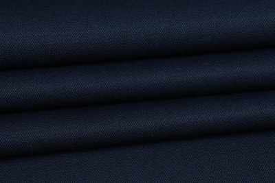 Костюмная (лоскут) 0810 Т.синий - изображение