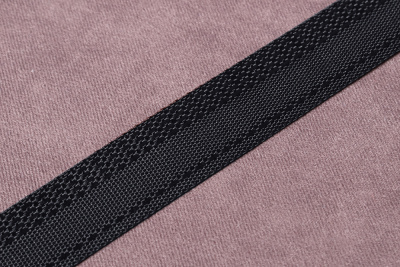 Тесьма брючная 15мм Черный КЛ - изображение