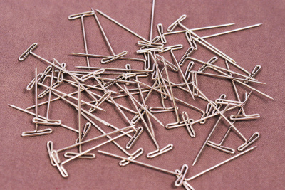 Булавка портновская 32мм т-образная Никель - изображение