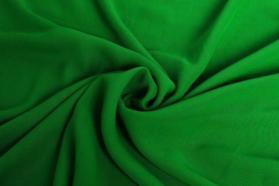 Шифон-креп Зеленый - изображение
