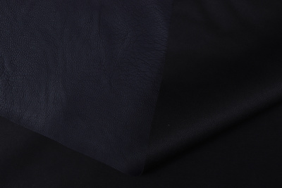 Кожа-стрейч фактурная Т.синий - изображение