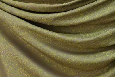Портьера меланж серо-желтый - изображение