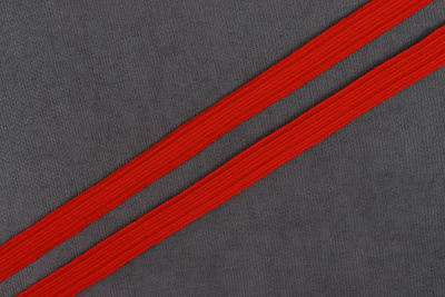 Тесьма эластичная 10мм Алый - изображение