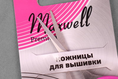 Ножницы Maxwell premium  для вышивки 105мм Розовый/Никель - изображение