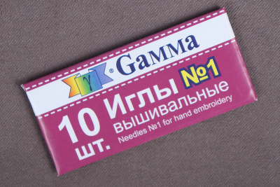 Иглы вышивальные №1 Gamma 10шт - изображение
