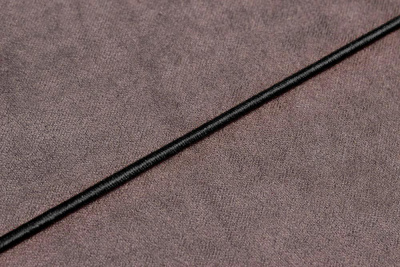 Резинка шляпная 2,5мм Черный - изображение