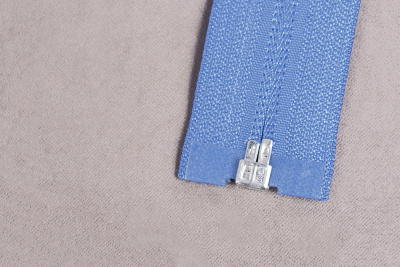 Молния разъёмная 55см Т5 спираль Голубой 191 - изображение