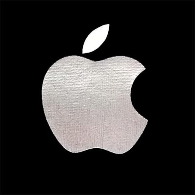 Термотрансфер 49*59мм APPLE Серебро - изображение