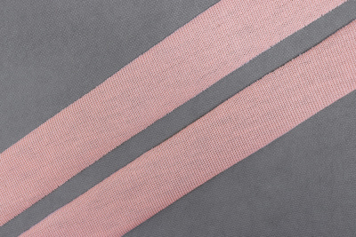 Трикотажная бейка 20мм Рибана Розовый - изображение