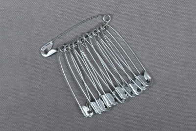 Булавка безопасная 55мм Серебро - изображение