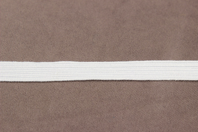 Тесьма эластичная 8мм Белый - изображение