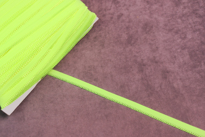 Резинка бельевая 10мм Зелено-желтый неон - изображение