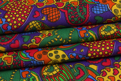 Бязь набивная 262 Ив 120 гр/м.кв. Любава - изображение