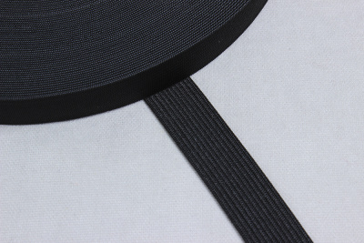 Тесьма эластичная 20мм Стандарт Черный - изображение