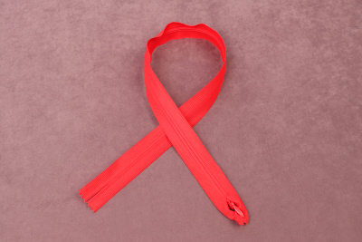 Молния потайная 50см нейлон KBB  Красный 162 - изображение