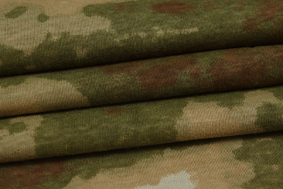 Кулирная гладь КМФ Бежевый/хаки - изображение